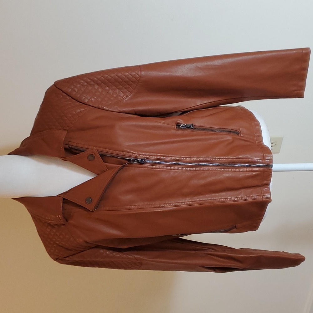 Express brown minus the leather jacket